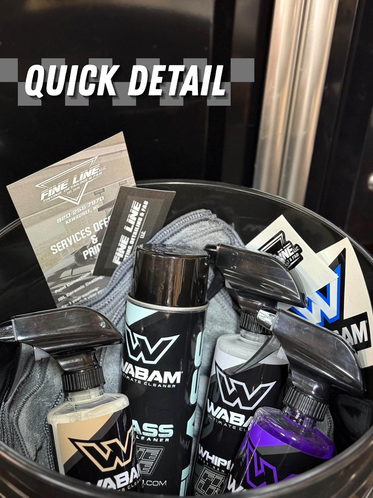 WABAM X FINE LINE Quick Detail Bucket