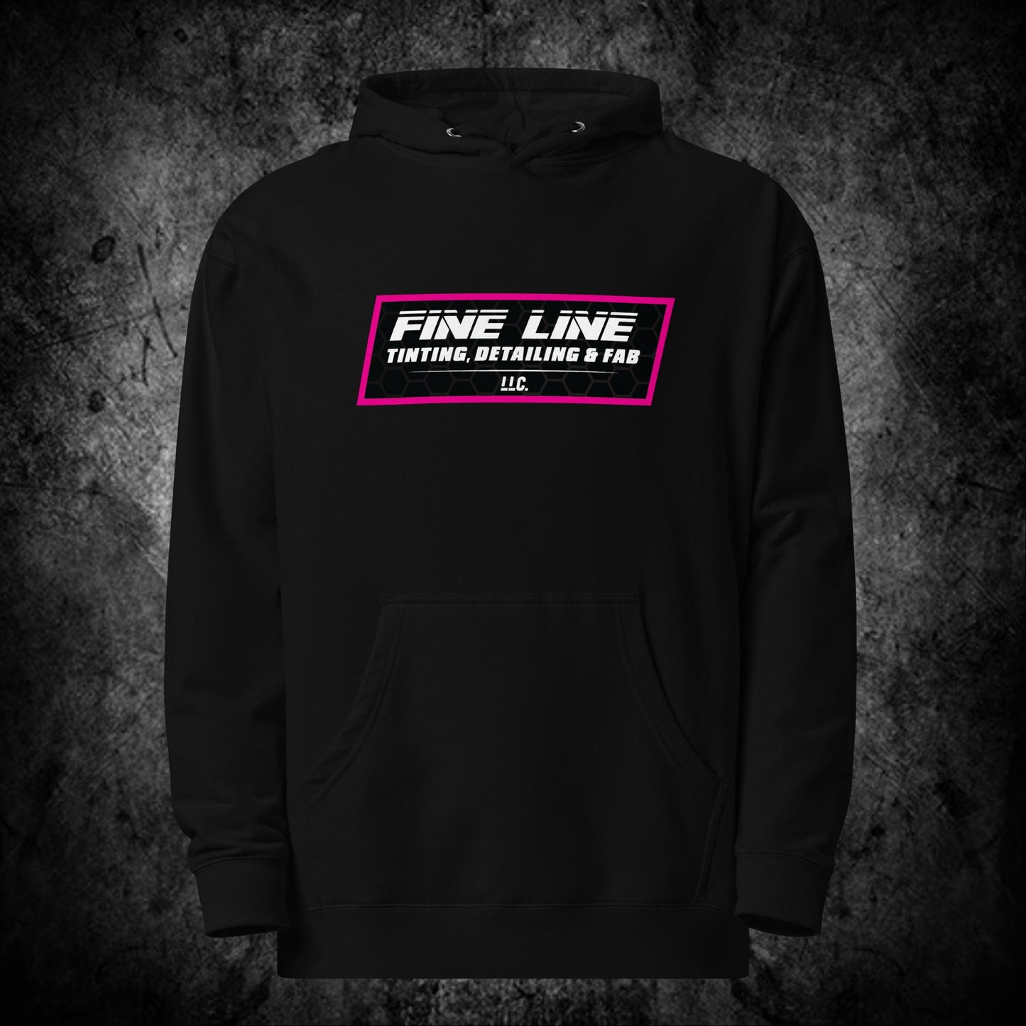 Pink Outline Fine Line Hoodie