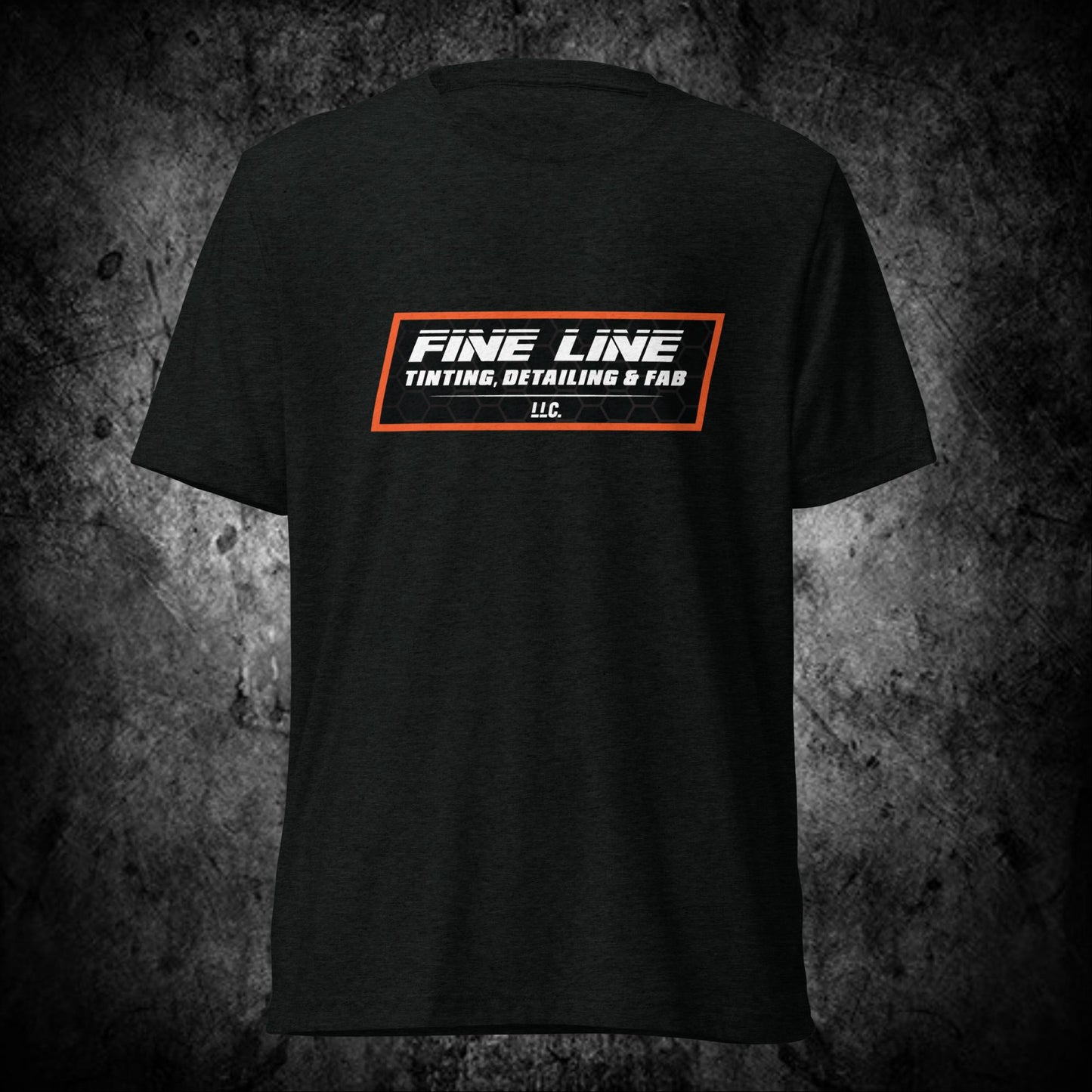 Orange Outline Fine Line Tee