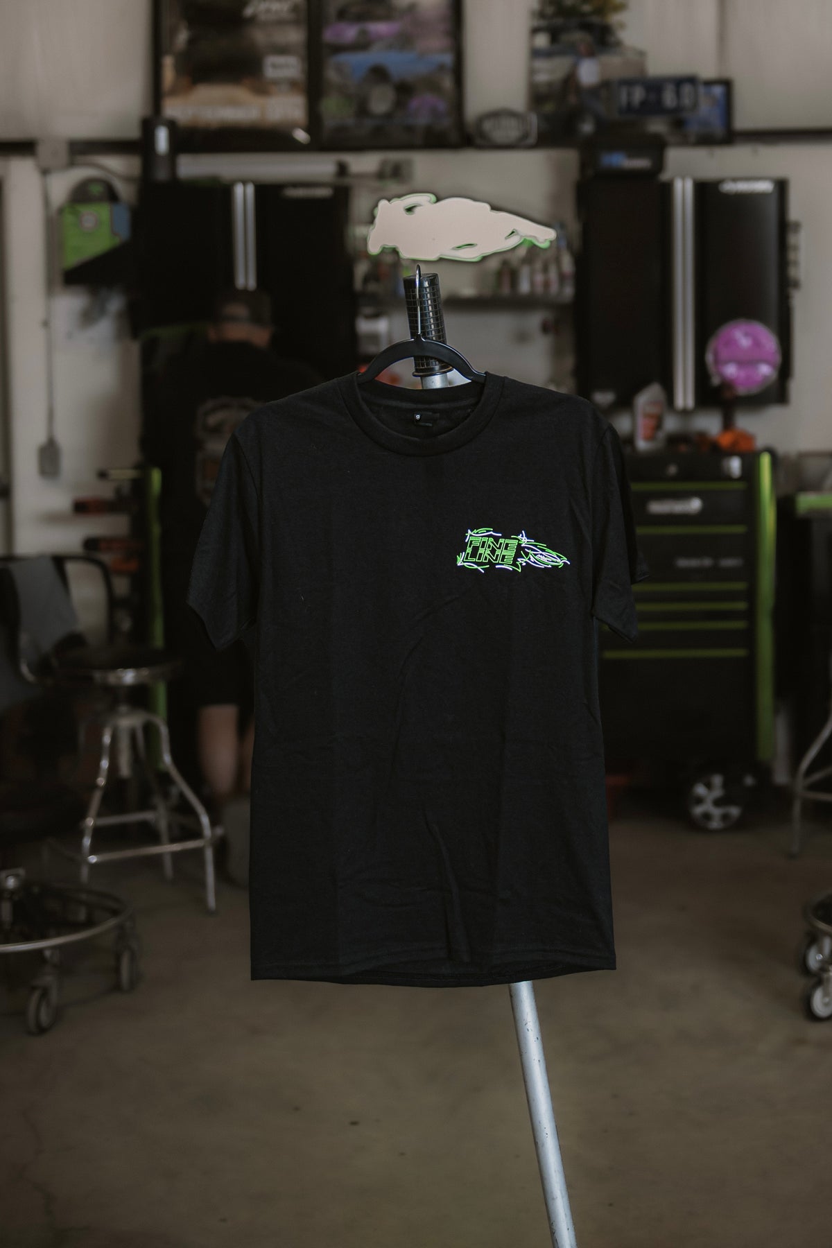 Green Pinstripe T-Shirt