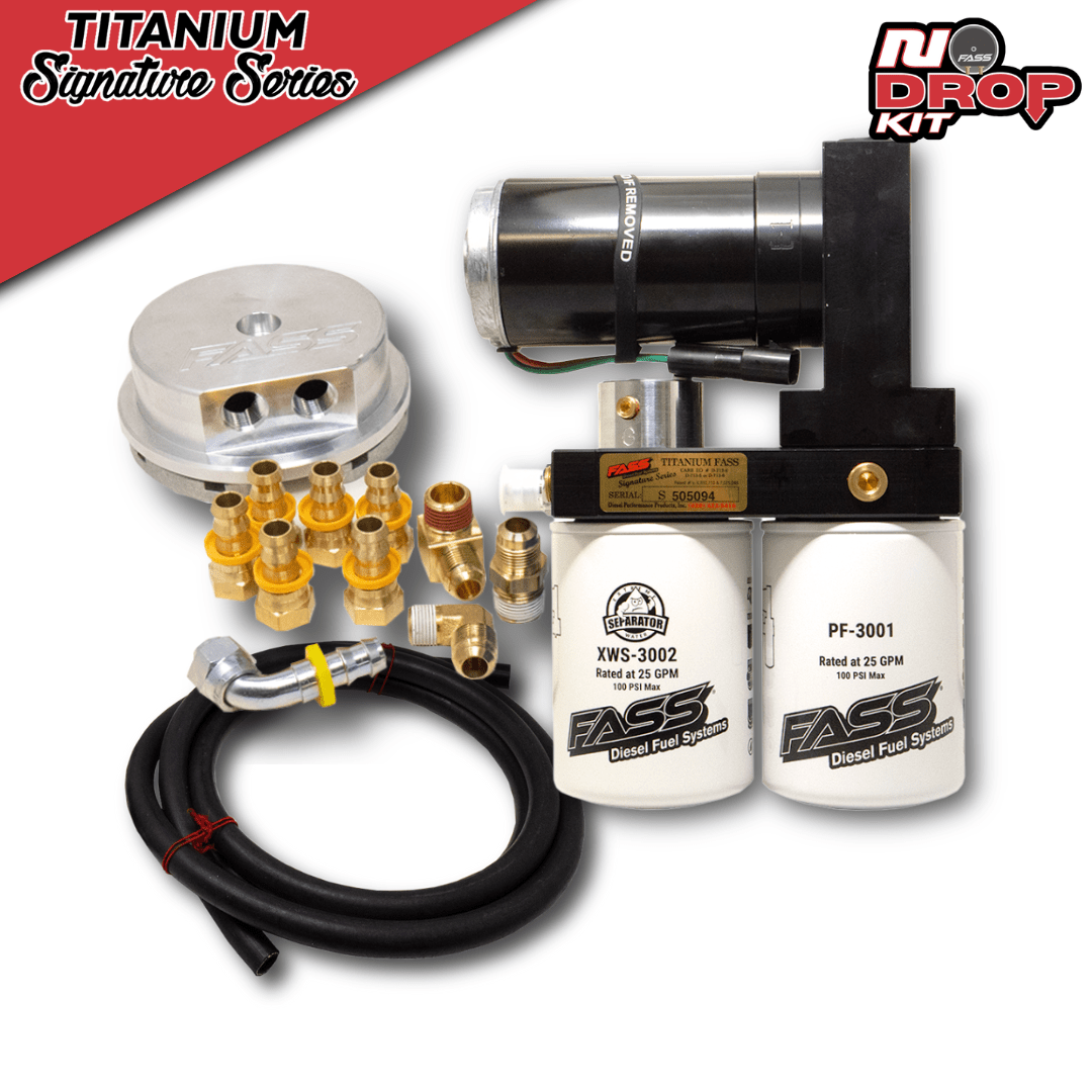 FASS No-Drop Series 180F 140GPH Fuel System for Dodge 1994-1998 Cummins 5.9L (Stock-700HP)