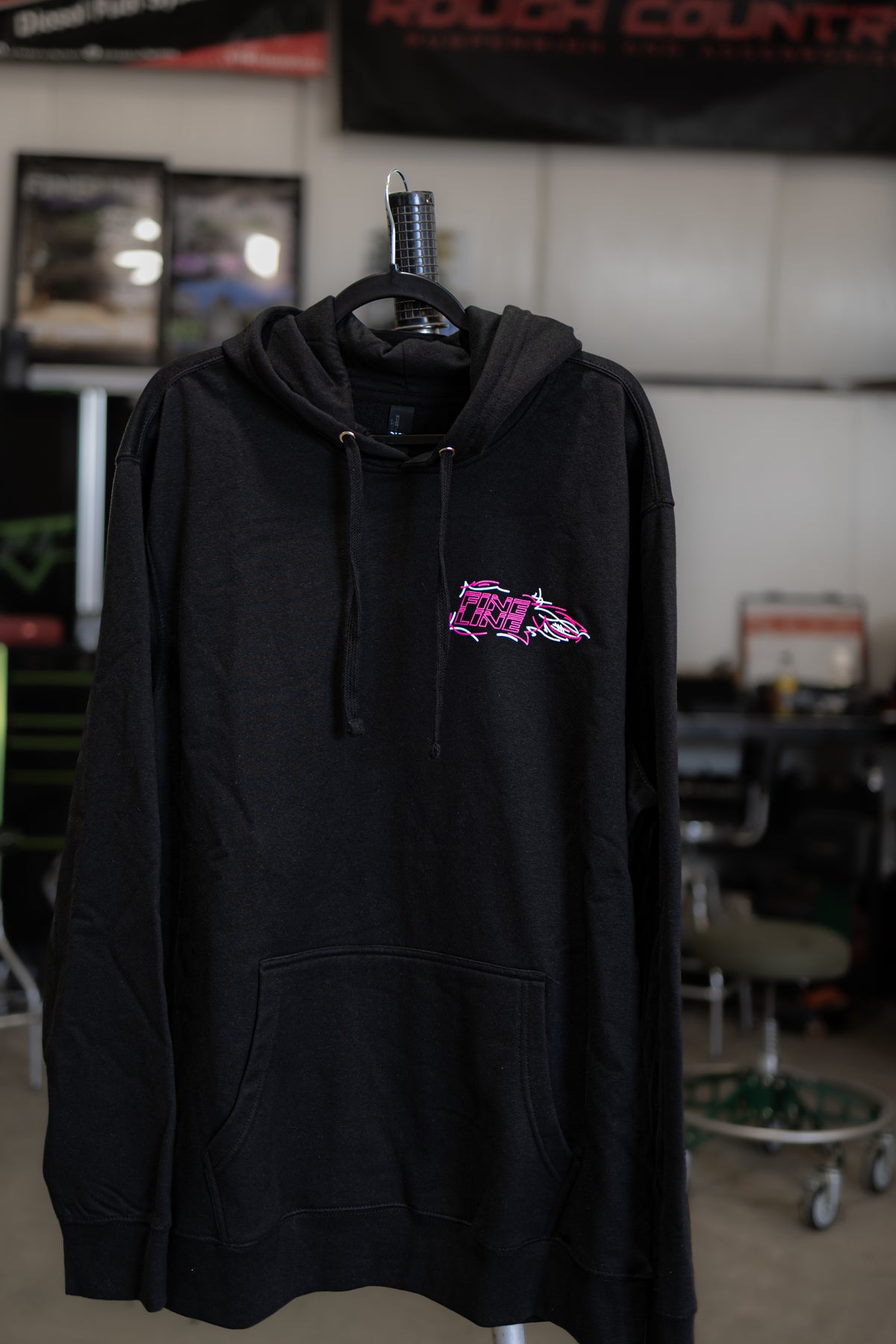 Pink Pinstripe Hoodie