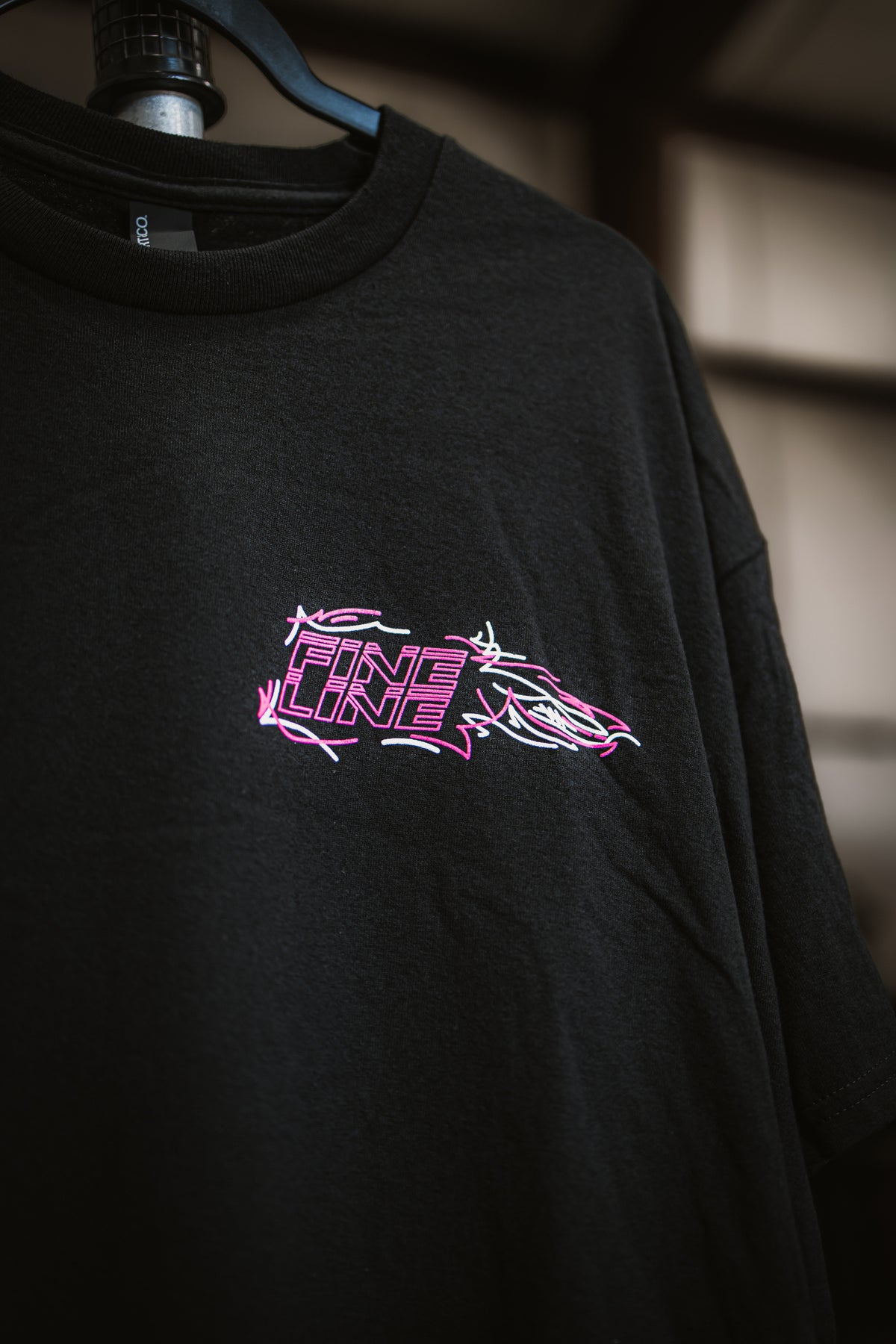 Pink Pinstripe T-Shirt