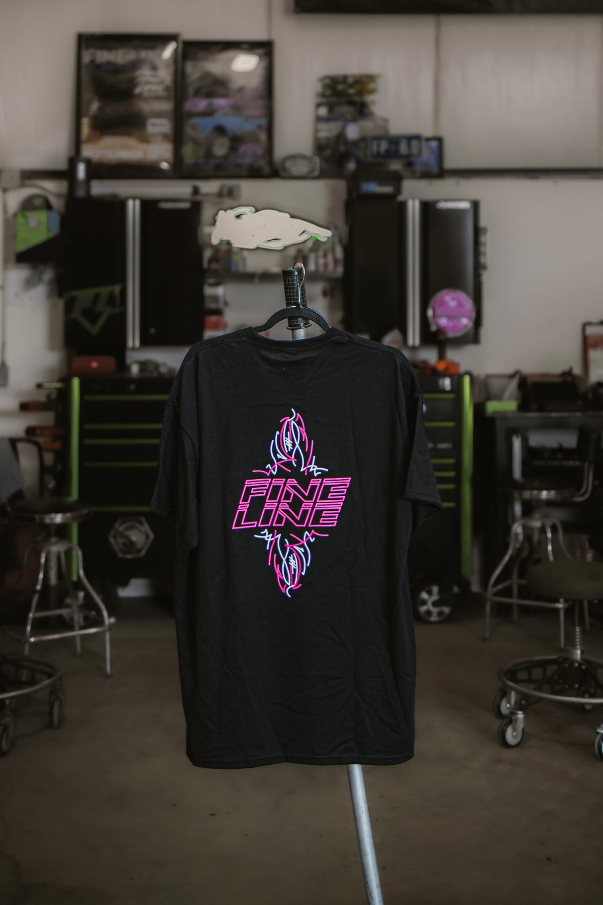Pink Pinstripe T-Shirt