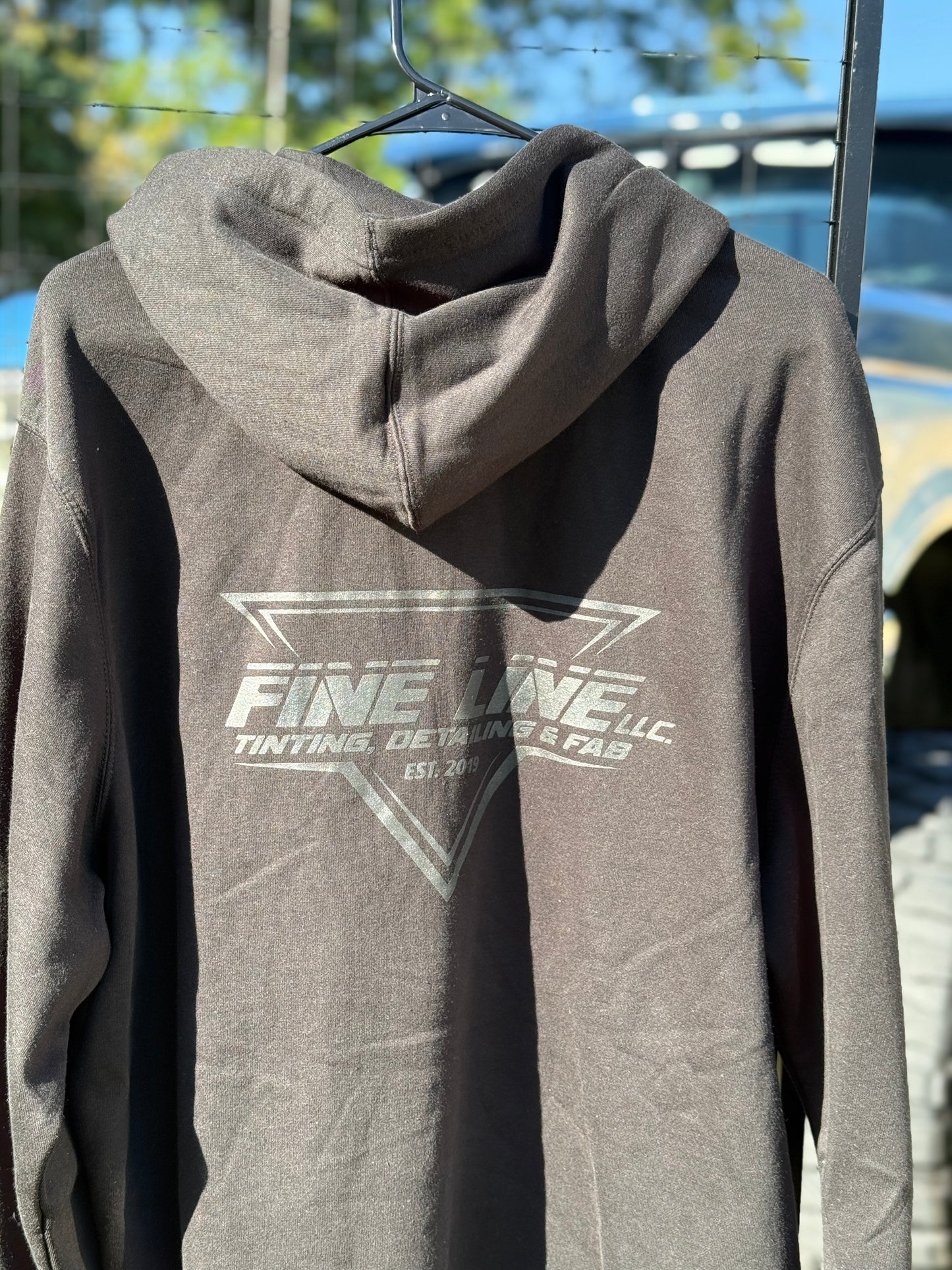 Black Shadow Logo Hoodie
