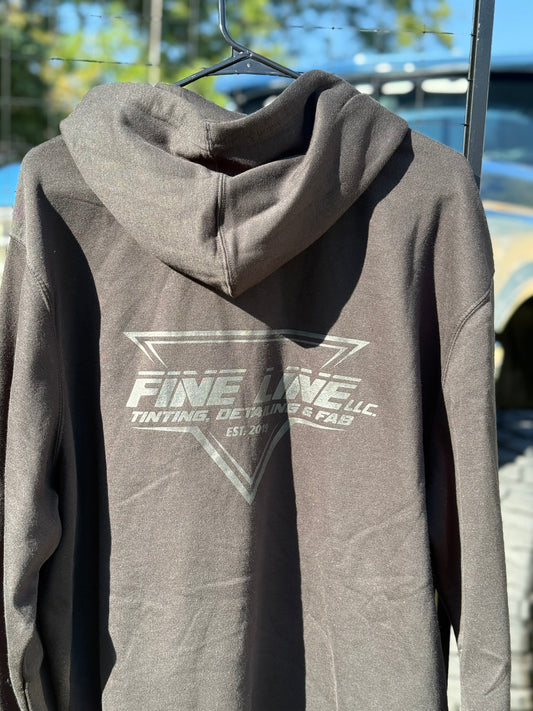 Black Shadow Logo Hoodie