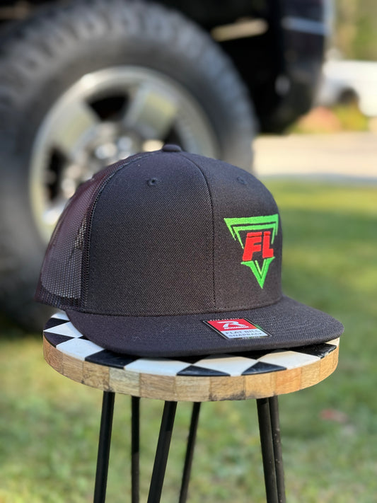 Green and Hot Pink FL Hat