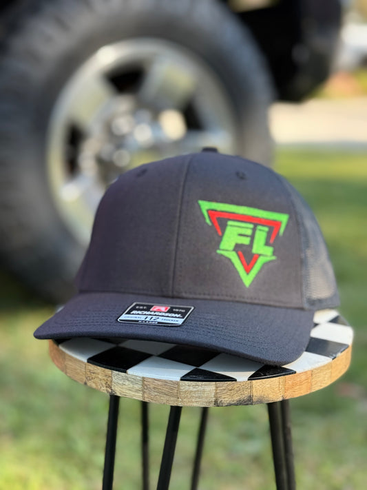 Green and Hot Pink FL Hat