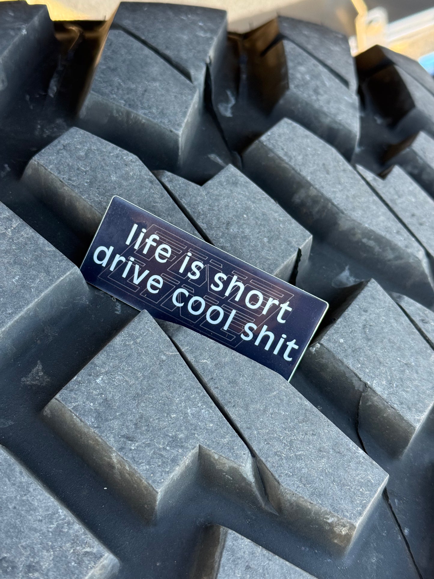 “life is short drive cool sh*t” Sticker